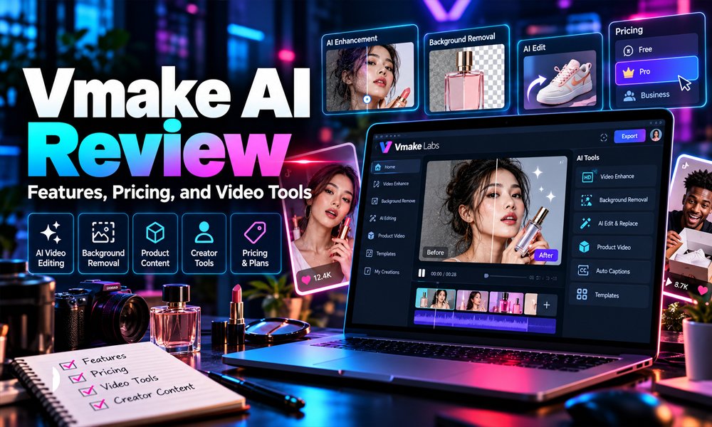 Vmake AI Review: Features, Pricing, and Video Tools